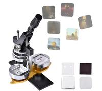 PweKzxt Fridge Magnet Maker Machine,Square Metal Badge Maker,DIY Fridge Magnets Pin Maker Machine,Fridge Magnet Button Maker Machine Press Machine Magnets-1000pcsMaterial