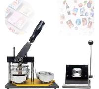 PweKzxt Photo Magnet Making Machine,Custom Square Badge Press Kit,Fridge Magnet Button Badge Making, for Picture Badge Button, Gift Button, Team Badge Magnets-100pcsMaterial