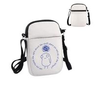 PWHAOO ADHD Warrior Gift Funny Overstimulated Crossbody Bag Hyperactivity Disorder Travel Bag ADHD Autism Gift, Funny Overstimulated S