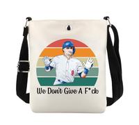 PWHAOO Baseball Lover Gift We Don’t Give A F* Crossbody Bag Baseball Fan Gift Travel Bag Fast Sports Merchandise, We Don’t Give a F* C
