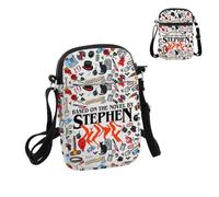 PWHAOO Book Inspired Gift Novel by S Crossbody Bag Horror Bookish Gift Book Fan Travel Bag, K S