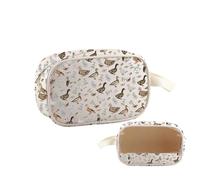 PWHAOO Duck Lover Gift Aesthetic Duck Mallard Design Clear Makeup Bag Who Loves Ducks Travel Toiletry Bag Duck Breeder Gift, Aesthetic Duck Mallard TM