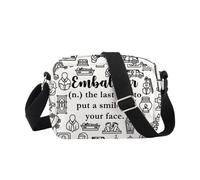 PWHAOO Mortician Gift Embalmer Definition Makeup Bag Funeral Director Cosmetic Bag Mortuary Science Student Gift, Embalmer Definition BC