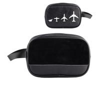PWHAOO Pilot Evolution Waterproof Cosmetic Bag Airplane Pilot Gift Flight Instructor Gift Airplane Lovers Merch (Pilot Evolution BAG)