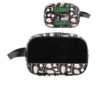 PWHAOO Sunny Days Fairways Golf Waterproof Cosmetic Bag Here Fore A Good Time Golf Gifts (Sunny Days BAG)