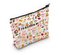 PWHAOO Taiwan Lover Gift I’d Rather Be in Taiwan Makeup Bag Taiwan Vacation Trip Cosmetic Bag Taiwan Merch, Rather Be in Taiwan M