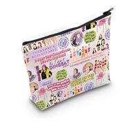 PWHAOO TV Show Inspired Gift Dance Makeup Bag Dancing Lover Cosmetic Bag Reality TV Show Merch, Dance Quotes M