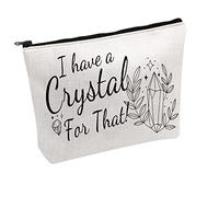 PWHAOO Witchy Crystal Cosmetic Bag I Have a Crystal For That Cosmetic Bag Crystal Healing Gift Crystal Lover Gift, Have a Crystal B