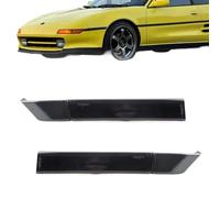 PwhhTVgoA 2 Pcs Front Bumper Side Marker Turn Light Housings Compatible With 1991 1995 MR 2 SW20 2nd Gen All Models No Bulb Socket(Somked Lens)