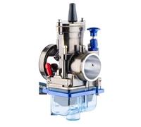 PWK 21 24 26 28 30 32 34mm Motorcycle Carburetor For Mikuni 2T 4T Engine Motocross Scooter UTV ATV Universal(PWK 34 Blue)