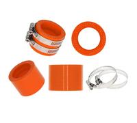 PWK 35 40mm Motorcycle Carburetor Rubber Adapter Inlet Intake Pipe For PWK Accessory Motorbike Carburettor(Orange-40MM)