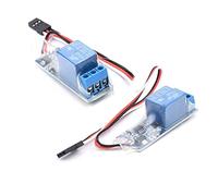 PWM 1/2/4PCs Electronic Relay Switch Compatible With RC Airplane DIY Model Navigation Lights Controller Universal K1 Power On Off Switches(4PCS)