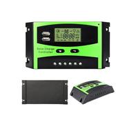 PWM 50A 40A 30A Solar Charge and Discharge Controller 12V 24V Auto LCD Solar Regulator with Dual USB Current Display(40A)