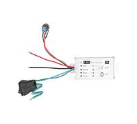 PWM DC Motor Speed Controller Switch Motor Governor Infinitely Forward Reverse 9-60V 20A Aluminum Alloy