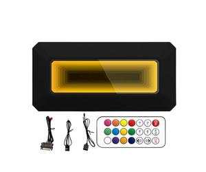 PWM Fan Hub ARGB - 8 Port Cooling Splitter, Intelligent Temperature Control Adapter, Prism Algorithm syncs Controller for RGB Fans | powers Extension Module for Computer Case Motherboard Setup