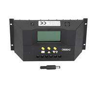 PWM Intelligent Solar Charge Controller, 12V/24V Automatic Voltage Recognition, LCD Display with Temperature Compensation, for Photovoltaic Power Generation Systems (40A)