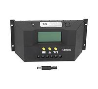 PWM Intelligent Solar Charge Controller, 12V/24V Automatic Voltage Recognition, LCD Display with Temperature Compensation, for Photovoltaic Power Generation Systems (10A)