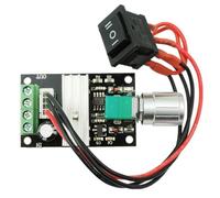 PWM Motor Speed Controller, DC 6V 12V 24V 3A PWM Motor Speed Control Reversible Controller Regulator, Switch Positive Inversion Control Switching Button with Speed Control Knob