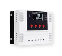 PWM Solar Charger Controller 10A/20A/50A/60A LED Display App Real-time Data Monitor 12V/24V Smart Photovoltaic Solar Controller(10A)