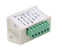 PWM Voltage Converter Module High Performance Analog to Digital Signal Conversion 0-100% PWM to 0-10V Output for PLC Microcontroller Industrial Control Boards Durable ABS Shell