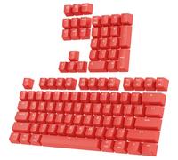PWNAGE Full PBT Gaming Keycap Set - Double Shot PBT Shine Through Full Keyboard Keycaps (Red)