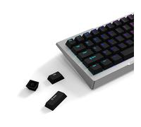 Pwnage Full PBT Keycap Set - Double Shot PBT Shine Through - Black