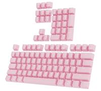 PWNAGE Full PBT Keycap Set - Double Shot PBT Shine Through Full Keyboard Keycaps (Pink)