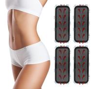 Pwocvoe 4Pcs Replacement Gel Pads, Generic Replacement Bottom Gel Toning Pads, Updated Electrodes Body Pads Gel Sheet Adhesive for Slendertone Bottom and Slendertone Sysyem-Mini Belt