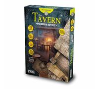 PWORK WARGAMES The Tavern - RPG Modular Map Tiles - Double Face Cardboard Tiles