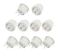 PWQBABJWL Switch 10 Pcs 125V/10A 250V/6A 2 Terminals SPST ON/Off -in Rocer Switch