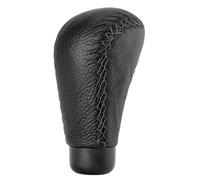 +PWR Car Parts Universal Gear Shift Knob Class Model Black Leather Look with Black Stitching. Without Trigger. Elegant and Sporty Design.