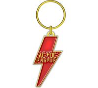 PWR-UP Metal Keyring AC/DC Red One Size
