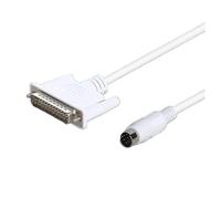 PWS6600-FX For 25pin Hitech PWS6600 PWS6A00T HMI Connect to FX1S 1N 2N 3U 3GA 5U DB25 FX PLC Programming Cable