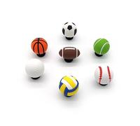 Pwsap 3D Shoe Charms for Shoes, Animal Theme/Sport Ball Theme/Green Ears Theme Shoe Accessories Charms for CLOG Sandals, Funny Party Gift
