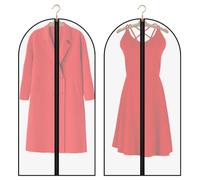 Pwsap 55in Dress Bags Covers Long, 2 Pack, Clothing Covers, Suit Bag