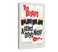 pwscar A Hard Day's Night Canvas Poster Bedroom Decor Landscape Office Room Decor Gift 08x12inch(20x30cm)