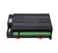 Pwshymi 15 Channel Relay Control Module - Versatile RS485 RS232 Serial Switch Board for Industrial Automation - Durable ABS - DC24V Device Controller