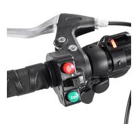 Pwshymi 3 in 1 Motorcycle Switch, Bar Handle Switch with Horn Light Turn Buttons for Scooter Street Bike