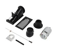 Pwshymi 40mm RC Boat Jet Pump Thruster Powerful Design for Model Ships and Remote Control Boats Made of Durable Plastic and Alloy Materials (Black)