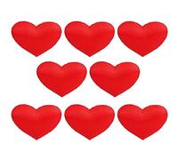 Pwshymi 500pcs Light Blue Heart Shaped Polyester Decoration for Wedding Anniversary and Shopping Mall (2.1cm Big red 500 pcs/Pack)