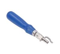 Pwshymi 7 in 1 Leather Grooving Tool for Scribing and Ditching with Comfortable Gourd Shaped Handle, High Stability Design, 1 Unit
