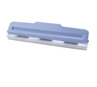 Pwshymi 9 Hole Paper Puncher, Lightweight and Portable, Efficient Hole Punch for Office School Home Use, Durable Plastic Material (Blue Grey)