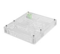 Pwshymi Acrylic Breeding Box Transparent Feeding Case Moisturizing House Toy for Kids 11x10x1.7cm