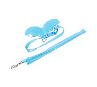 Pwshymi Adjustable Duck Harness Leash for Safe Outdoor Walking, Durable Nylon Material, Perfect for Pet Ducks and Chickens, 1 X Chest Strap & 1 X Traction Rope (XS)
