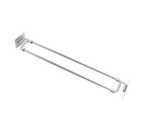 Pwshymi Adjustable Stainless Steel RV Fridge Tension Rod for Traveling, Secure Food Drink Stabilizer Bar, Ideal for RV Refrigerator, Stainless Steel, 12.44-22.64in