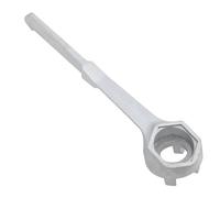 Pwshymi Aluminum Plug Wrench Spark Free Drum Opener Tool for 55 Gallon Bung Cap, Lightweight Portable 10" Bung Wrench for Flammable Areas