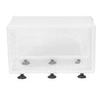 Pwshymi Aquarium Fish Breeder Box Durable Multifunctional Isolation Hatchery for Small Fish L:10.3 X 5.9 X 5.9in Plastic (Large)