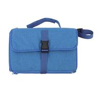 Pwshymi Baby Changing Mat Foldable Portable Diaper Pad with Handle for Travel Super Easy Changing on the Go Nonwovens 1 Unit (Blue)