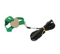 Pwshymi Bird Harness Leash Stretchy Adjustable Lightweight for Flying Outdoors Soft Latex Silk Strap (25.5cm)