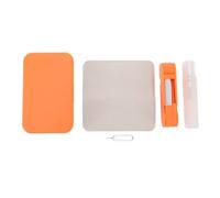 Pwshymi Bluetooth Earphone Cleaner Efficient Gentle Cleaning Pen Set for On-The-Go Cleaning Material ABS for Home Office Travel (Orange)